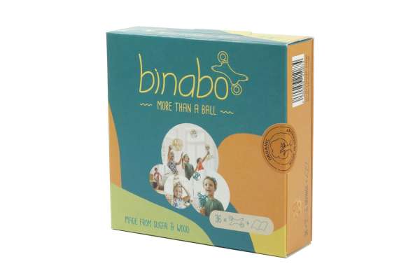 Binabo Konstruktionslegetøj 36 orange æske Viccadk