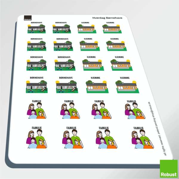 Piktogram Ark Robust Hverdag Vuggestue Viccadk