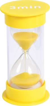 Timeglas 3 minutter 