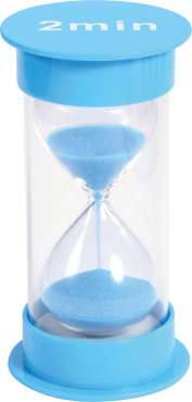 Timeglas 2 minutter 