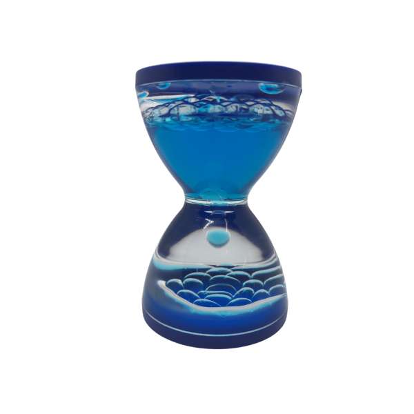 Timeglas med væske blå Viccadk