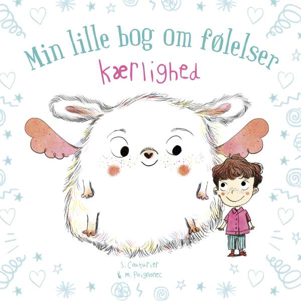 
Min lille bog om følelser kærlighed med illustreret figur og barn – børnebog om kærlighed og nærvær

