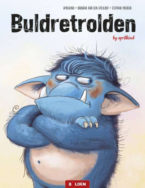 Buldretrolden børnebog med illustreret blå figur – bog om følelser og selvregulering til børn

