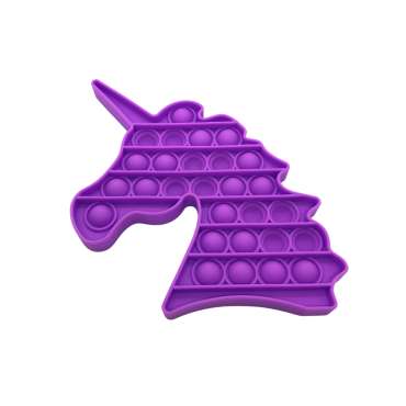 Pop It Bubble Fidget Unicorn Lilla Viccadk