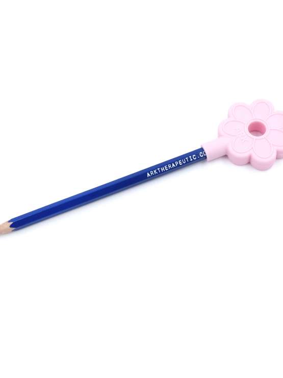 Ark bidetop blomst i lys pink paa blyant