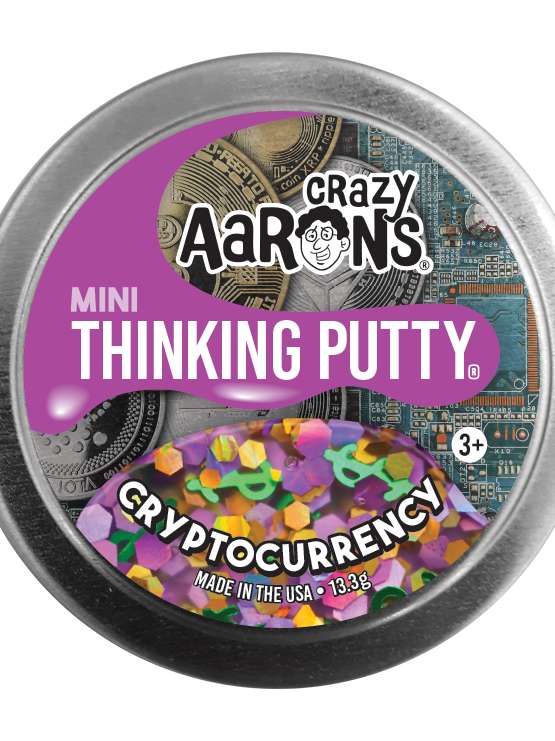Crazy Aarons mini thinking putty cryptocurrency i dåse