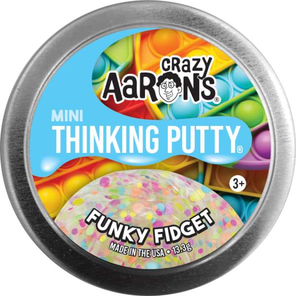 Crazy Aarons thinking putty funky fidget i dåse
