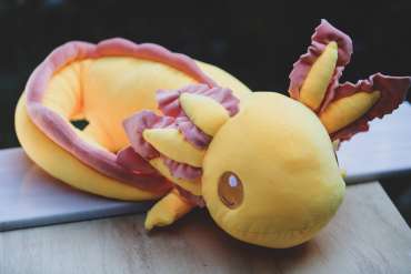 axolotl fra axol & friends i gul