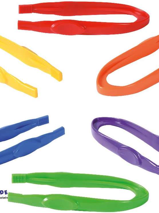 Kæmpepincetter fra Eduplay i 6 forskellige farver