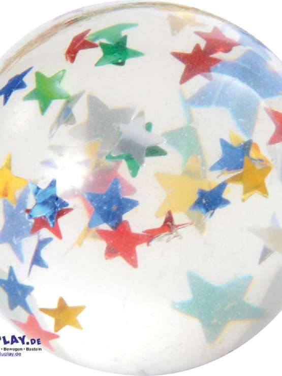 Sanse-hoppebold med stjerner