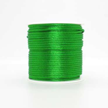 Grøn smykkesnor på rulle, 1 meter – fleksibel snor til DIY smykker og kreative projekter

