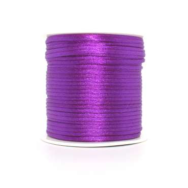Lilla smykkesnor på rulle, 1 meter – fleksibel snor til DIY smykker og kreative projekter

