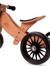 Kinderfeets Tiny Tots plus Bamboo 2-i-1 cykel vist som trehjulet cykel