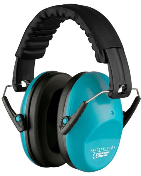 Høreværn til børn i blå med justerbar hovedbøjle – støjdæmpende høreværn til skole, rejser og børn med lydfølsomhed samt behov for ro

