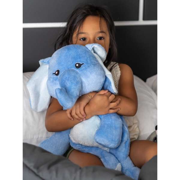 Hugimals Emory elefant bamse – tryghedsskabende krammebamse til børn

