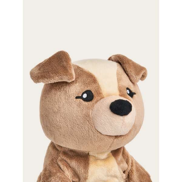 ugimals Hundehvalpen Charlie tyngdebamse med detaljer af øjne og pels