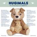 Hugimals Hundehvalpen Charlie informationsplakat – tyngdebamse designet til ro, tryghed og sanselig støtte

