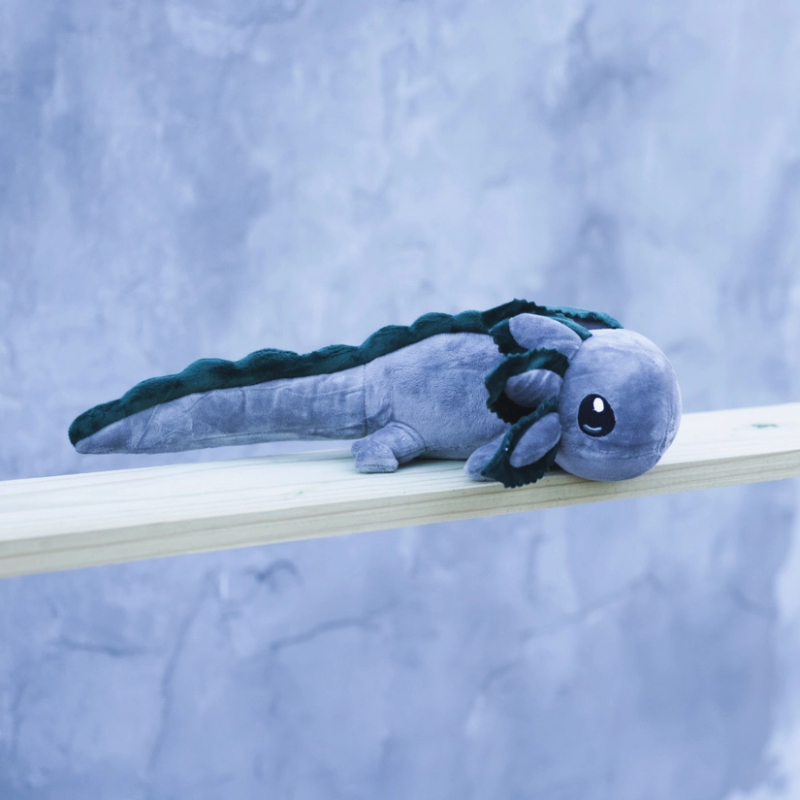 Bamse Axolotl Grå Lille