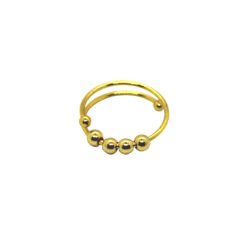 Adhd Ring Justerbar Farven Guld