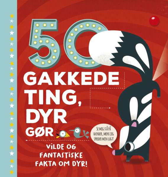 Forsiden af bogen 50 gakkede ting, dyr gør