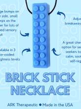 Ark brick stick bidehalskæde infographic