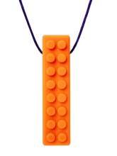 Ark brick stick bidehalskæde i orange