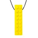 Ark brick stick bidehalskæde i gul