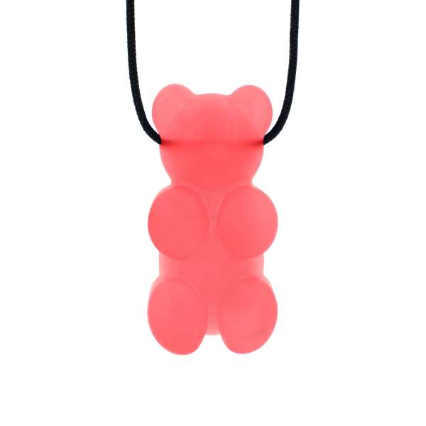 Ghost Rød ARK Gummy Bear bidehalskæde – robust tyggebamse

