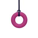 Ark Ring bidehalskæde i magenta