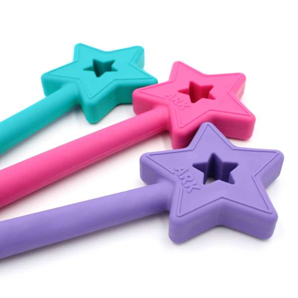Flere ARK Star Wand samlet – farverige tyggeredskaber

