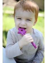 Barn med Arks fairy star wand i magenta