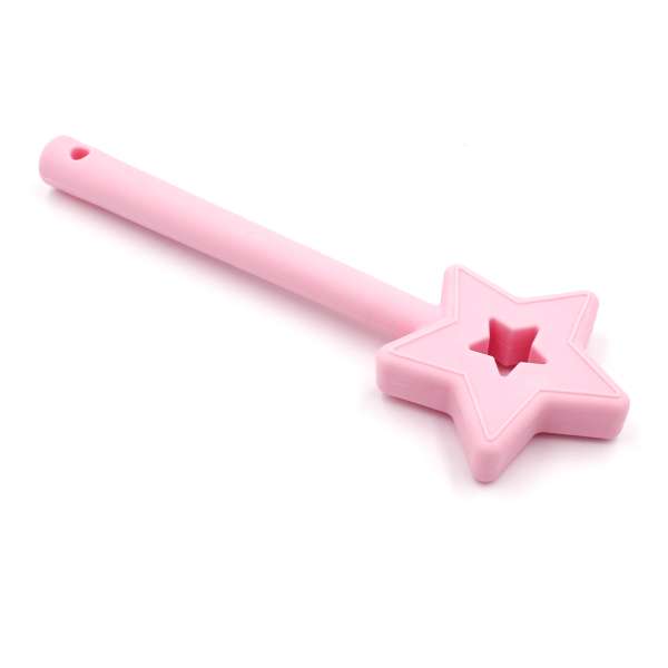 Lyse pink ARK Star Wand – tyggeredskab til oral stimulering

