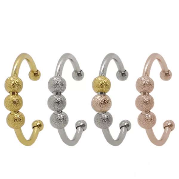  Anxiety ringe i flere farver – sølv, guld og rose gold