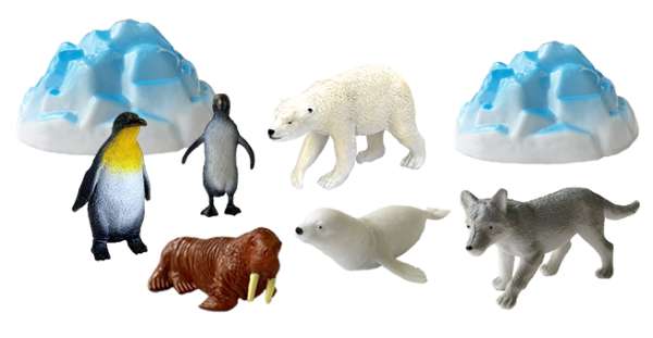 Gelli Worlds Arctic Snow Adventures dyr