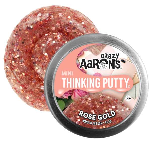 Crazy Aarons thinking putty rose gold mini i dåse