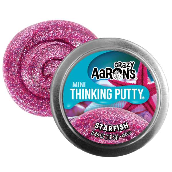 Crazy Aarons Thinking putty starfish mini med dåse