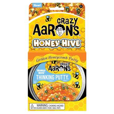 Crazy Aarons Thinking Putty Honey Hive i emballage
