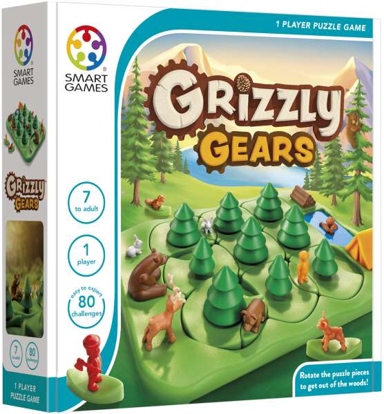 Smart Games Grizzly Gears forsiden af æaken