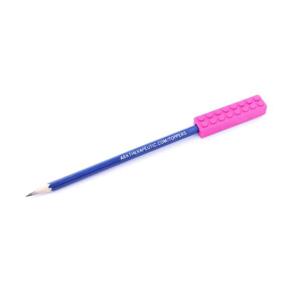 Hot pink ARK Brick Stick – tyggetop til blyant


