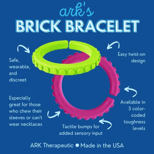 infografik for Arks brick bidearmbånd