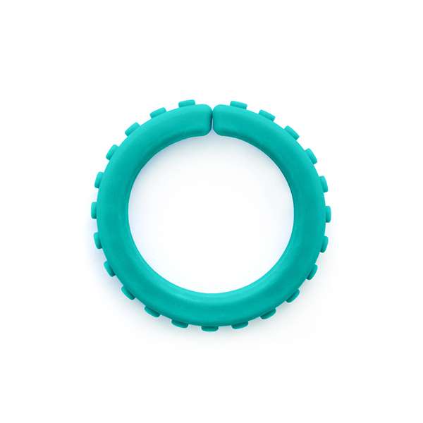 ARK Brick bidearmbånd small turkis – fleksibelt armbånd til sanselig regulering og ro

