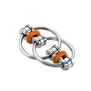  Flippy Chain fidget ring orange – fidget til ro og koncentration

