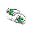 Flippy chain fidget ring i grøn