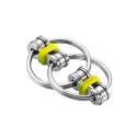 Flippy chain fidget ring i gul