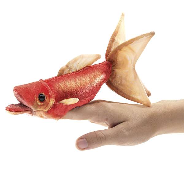 Folkmanis fingerdukke guldfisk
