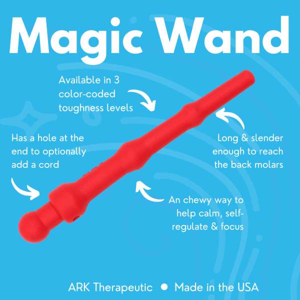 ARK Magic Wand funktioner – bideredskab med flere teksturer til stimulering

