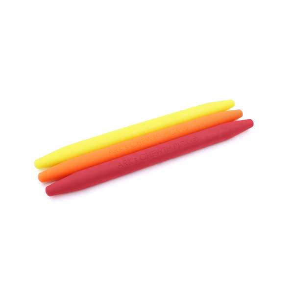 Ark Chewth pick i gul, orange, rød (3 stk)