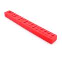 Rød ARK MEGA Brick Stick – tyggeredskab med LEGO-lignende overflade

