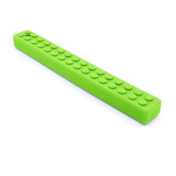 Limegrøn ARK MEGA Brick Stick – fleksibelt bidelegetøj

