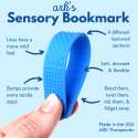 ARK Sensory Bookmark funktioner – taktilt fidget-bogmærke til sansestimulering og fokus

